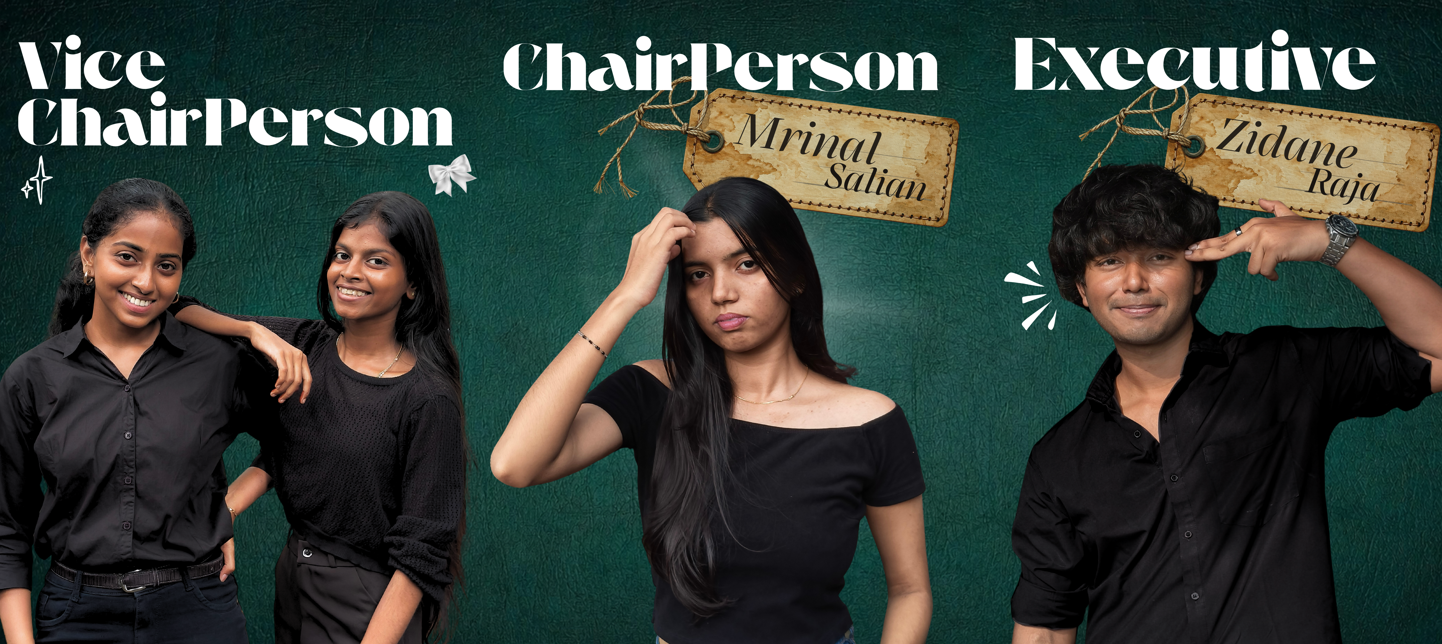 DZenith Leadership: Vice Chairperson, Chairperson Mrinal Salian, Executive Zidane Raja