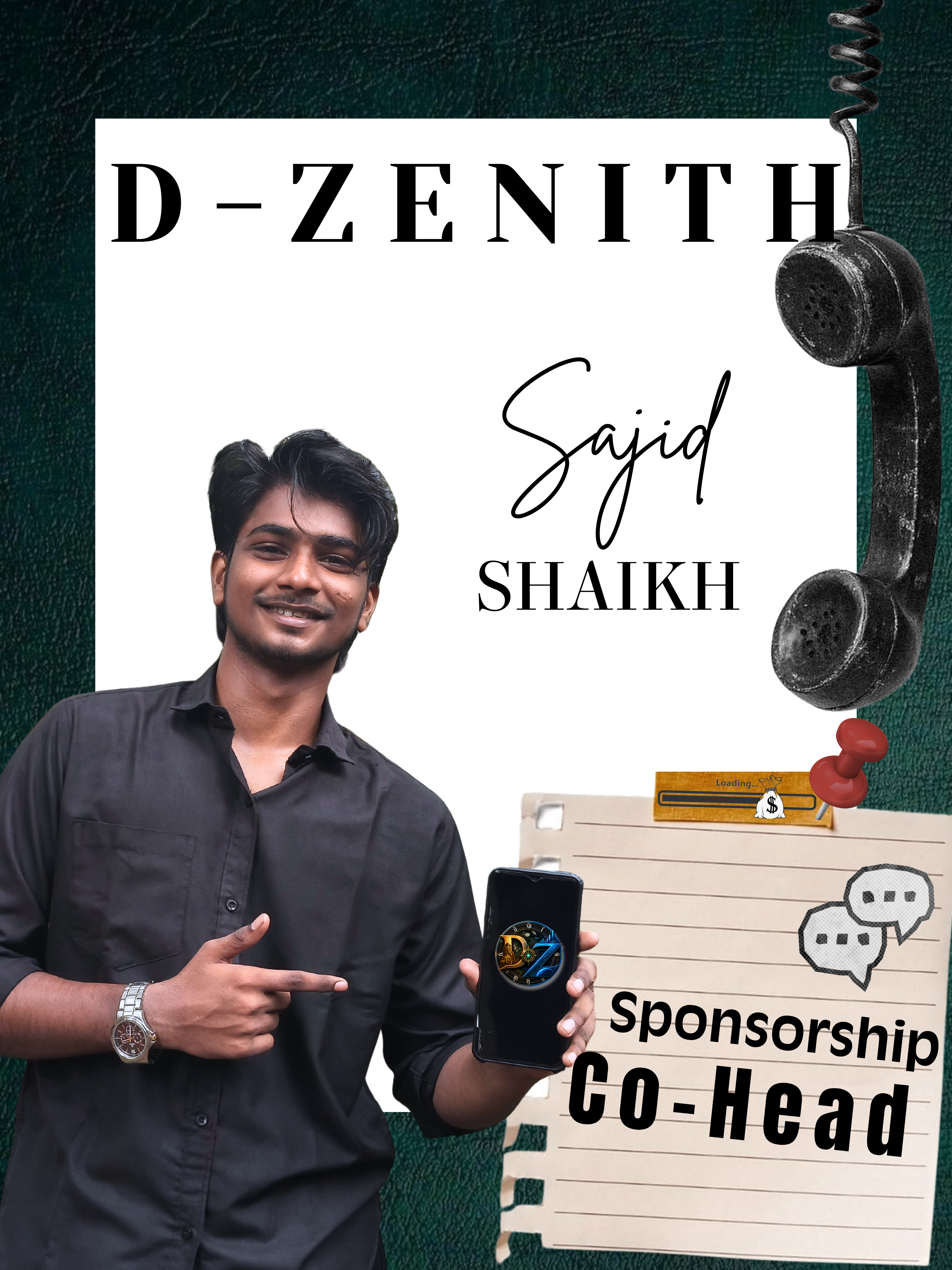 Sajid Shaikh - Sponsorship Co-Head